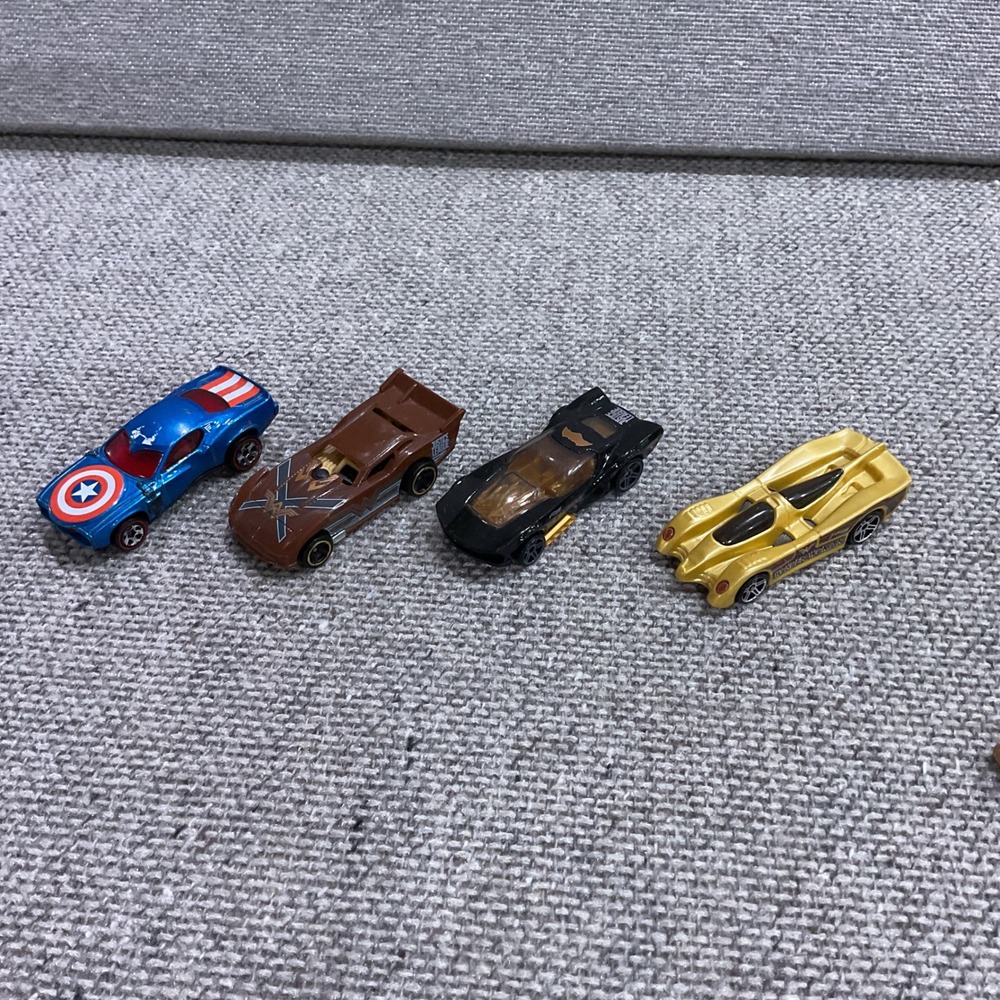 Hot Wheels DC Marvel Car Lot Batman Wonder Woman Captain America Justice League